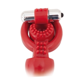 Гибкая насадка ToyFa Black&Red