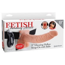 Страпон полый Pipedream 9" Vibrating Hollow Страпон полый Pipedream 9" Vibrating Hollow