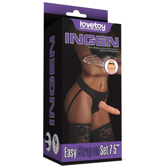Страпон Easy Strapon Set 7.5