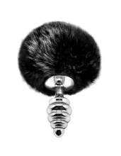 Пробка с хвостиком Metal Anal Fluffy Twist S Пробка с хвостиком Metal Anal Fluffy Twist S