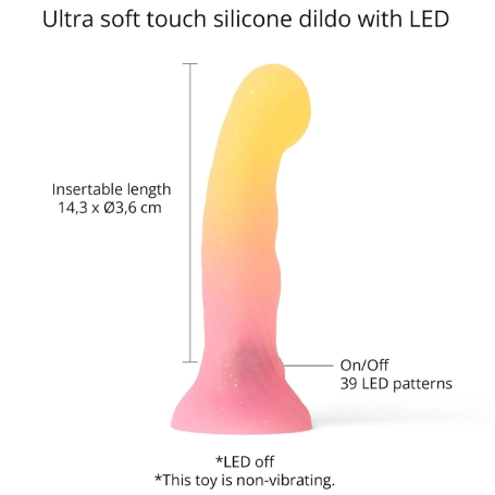 Светящийся фаллос Dildo LED