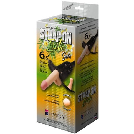 Страпон с 2 насадками Exotic-Sara