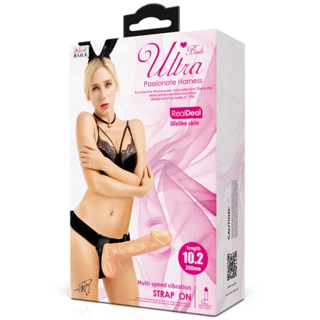 Большой страпон Ultra Passionate 10,2" Harness